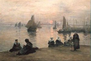 Retour Des Barques Le Soir A Concarneau