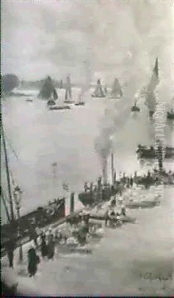 Le Port De Dordrecht (vers 1901) - view 1