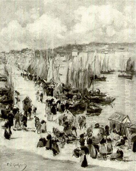 A Breton Fishing Village - view 1
