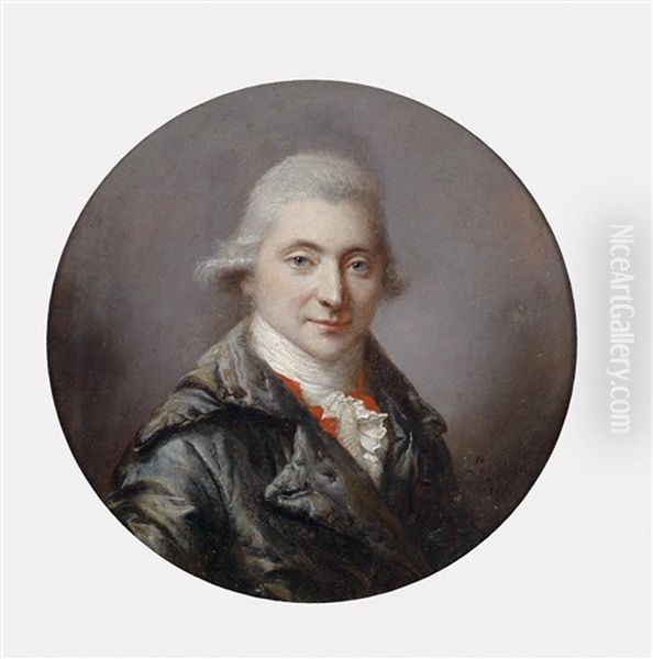 Bildnisse Der Herren Desmaisons (onkel Des Malers Jacques Louis David) Und Gaspard Meyer, Konsul Der Batavischen Republik (2 Works) - view 1