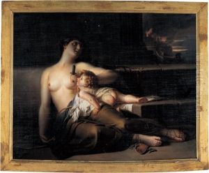Mere Et Son Enfant Duran by Pierre Nicolas Legrand de Lerant
