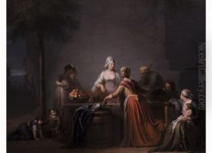 Die Obstverkauferin by Pierre Nicolas Legrand de Lerant