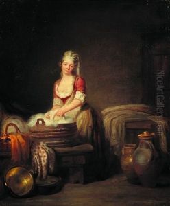 La Blanchisseuse by Pierre Nicolas Legrand de Lerant