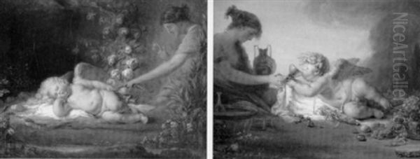Allegorische Darstellunge Mit Amor - view 1