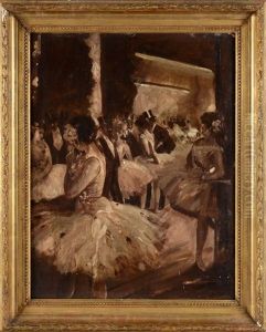 Foyer De L"opera by Louis Legrand