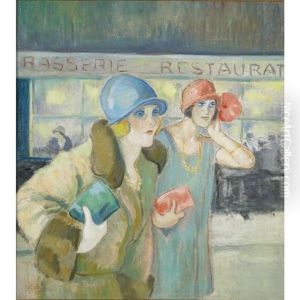 Midinette Devant Un Cafe Midinette Devant Un Cafe