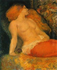 Femme Blonde A La Poitrine Nue Femme Blonde A La Poitrine Nue