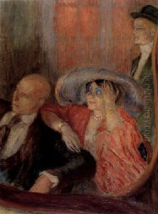 Loge De Theatre by Louis Legrand