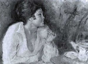 La Tasse De The by Louis Legrand