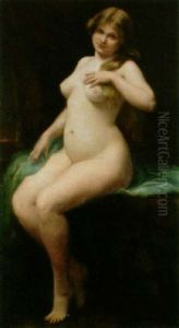 Sitzender Weiblicher Akt by Paul Emmanuel Legrand