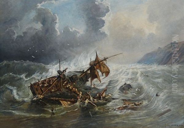 Le Naufrage De La Corvette L'alcmene - view 1