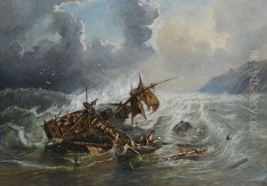 Le Naufrage De La Corvette L'alcmene by Frederic Legrip