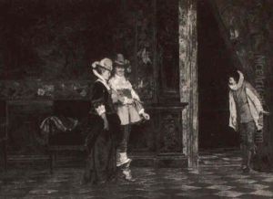 The Lord And Lady's Passage by Alphonse Legros
