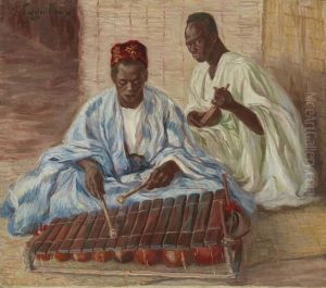 Les Musiciens Africains by Raphaeel Leon Leguilloux