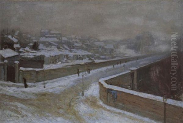 Soir De Neige A Montmartre - view 1