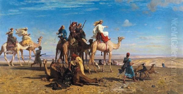 La Chasse A La Gazelle Dans Le Desert Egyptien Sinai - view 1