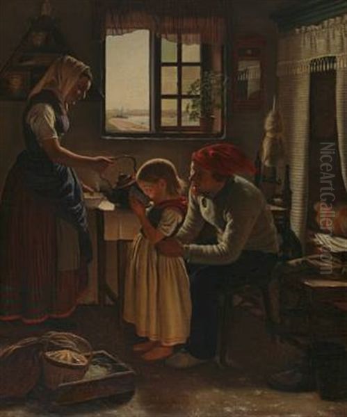 Interior With A Fisher Family From Skovshoved Neighbourhood, Denmark - view 1