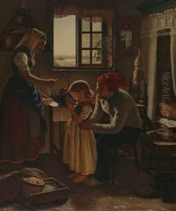 Interior With A Fisher Family From Skovshoved Neighbourhood, Denmark