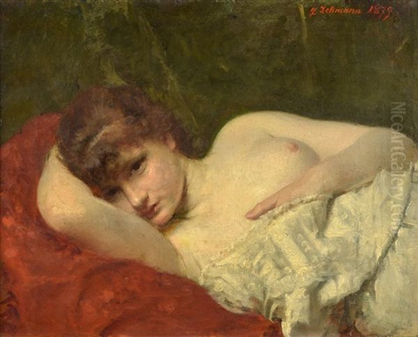 Retrato De Mujer Recostada - view 1