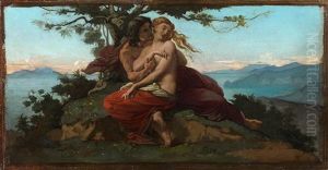Esquisse Pour "le Soir by Henri Lehmann