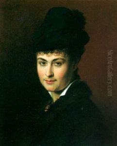 Femme Au Chapeau Noir