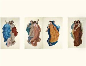 Melpomene Et Thalie (+ 3 Others; 4 Works) by Karl E.R. Heinrich Lehmann