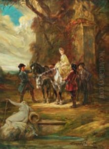 La Rencontre by Leonhard Wilhelm Lehmann