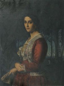 Vornehme Italienerin, Stehend