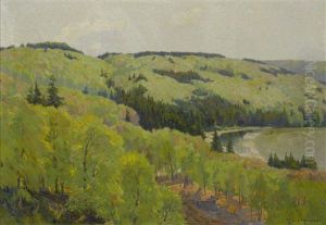 Spring In Isartal by Wilhelm Ludwig Lehmann
