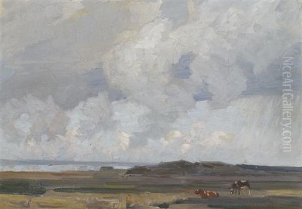 Seelandschaft Mit Kuhen - view 1