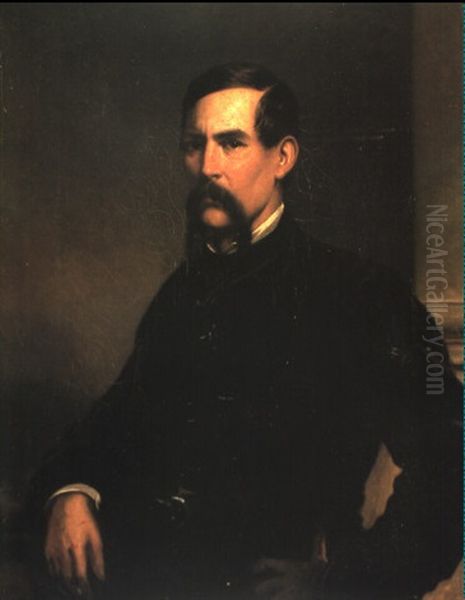 Portrait Of Captain Sir Richard Francis Burton In Dark Dress - view 1