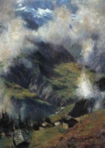 Sommertag Im Berner Oberland by Wilhelm Ludwig Lehmann
