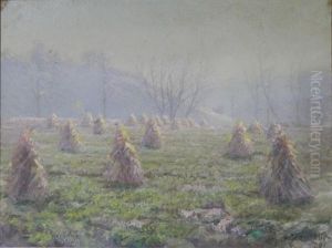 Landscape With Haystack by Adam Lehr