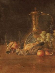 Still Life With Game And Fruit by Adam Lehr