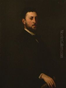 Bildnis Des Geheimen Kommerzienrates Gustav Michels by Wilhelm Leibl