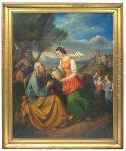 Rebecca Und Eliezer Am Brunnen