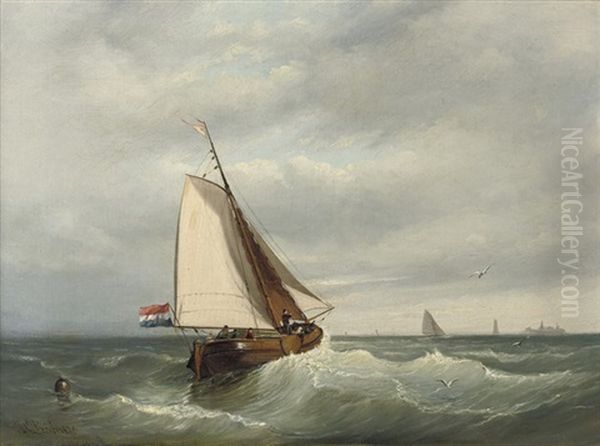 Sailing On A Choppy Sea - view 1