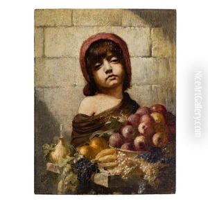 Gypsy Girl With Fruit by William Robinson Leigh