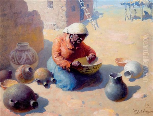 Papago Mending Pottery - view 1