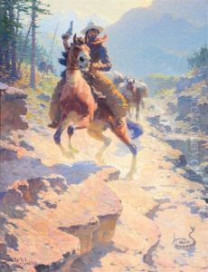 The Right Of Way by William Robinson Leigh