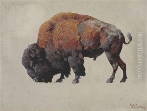 Bison Bull by William Robinson Leigh