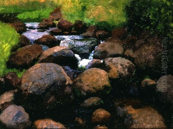 Rocks & Stream (+ No. 59 Mountains And Low Hanging Clouds; 2 Works) - view 1