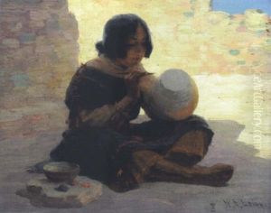Indian Pottery by William Robinson Leigh