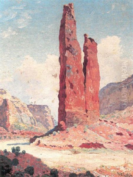 The Obelisk In Canyon De Chelley, Arizona - view 1