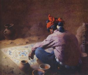 The Sand Painter by William Robinson Leigh