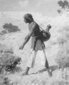 Indian Boy Hunting by William Robinson Leigh