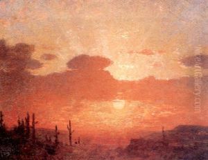 Sunset, Phoenix Valley by William Robinson Leigh