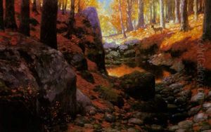 Deer In Forest by William Robinson Leigh