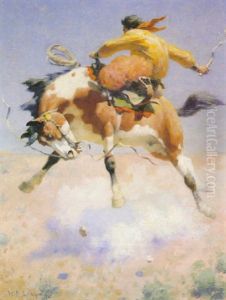 Pulling Leather by William Robinson Leigh
