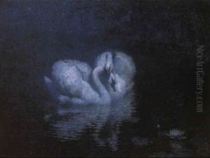 Swans by William Robinson Leigh
